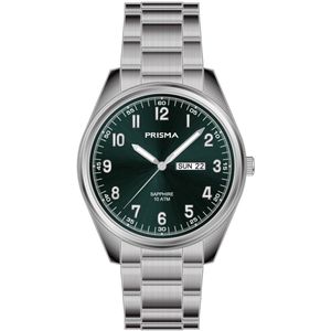 Prisma Titanium P.1305 Groen Herenhorloge