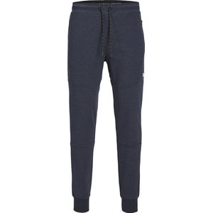 JACK & JONES PANTS STUDIO Slim Fit Joggingbroek JPSTWILL JJAIR met Logo Donkerblauw