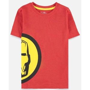 Marvel Iron Man Kinder T-shirt - Kids 122/128 - Rood