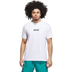 adidas Performance adidas Hoops Graphic T-shirt - Heren - Wit- 3XL