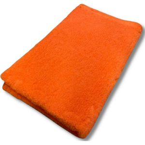 Vetbed Oranje Effen - Antislip Hondenmat - Hondenbed - Hondenmatras - Benchmat - 150 x 100 CM - Machine Wasbaar