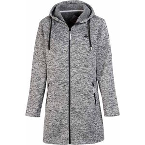 BJØRNSON Noomi Gebreid Parka Vest Dames - 4 Seizoenen - Hooded - Maat 50 - Grijs