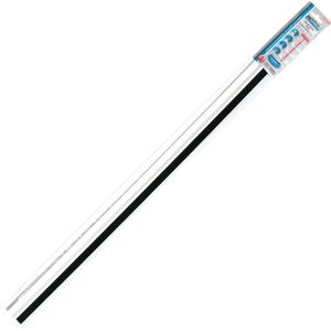 Tochtstopper PVC Wit met Borstel - 1 Meter