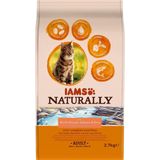 Iams Naturally Cat Adult Zalm&Rijst 2.7 kg