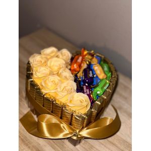 Chocolade Hart Geschenk - Giftpack Geschenk - Valentijn cadeau - Ferrero Rocher Valentijn Cadeau - Valentijnsdag Geschenk - Kerstcadeau - Kerst - Moederdag - Vaderdag - Verjaardag