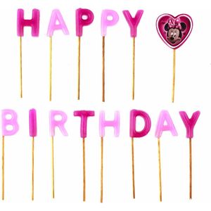 PROCOS - Minnie Happy Birthday kaarsen