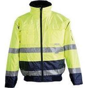 PLANAM Veiligheidsjas Comfort, geel marine maat 3XL