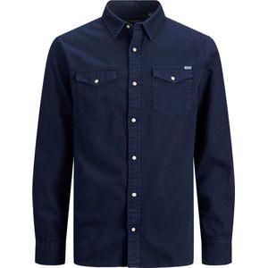Jack & Jones Heren Overhemd SHERIDAN Blauw S Volwassenen