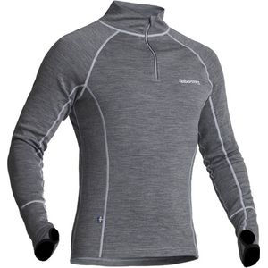Halvarssons Sweater Warm Wool Polo Grey - Maat XS -