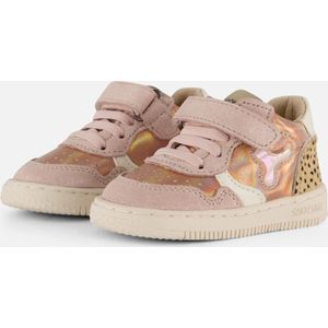 Baby | Babysneakers | Meisjes | PINK METALLIC | Leer | Shoesme | Maat 23