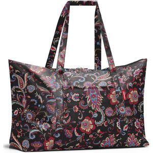 Reisenthel Mini Maxi Travelbag Reistas - Opvouwbaar - 30L - Paisley Zwart