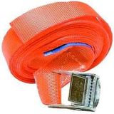 Spanband 25mm oranje 3M+klem  250 kg