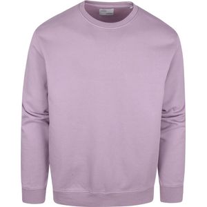 Colorful Standard - Sweater Organic Paars - Heren - Maat XL - Regular-fit