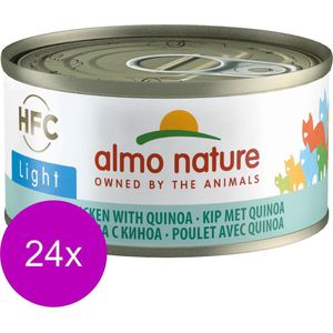 Almo Nature  Natvoer voor Katten - HFC Light - 24 x 70g