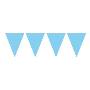 Vlaggenlijn - Geboortevlaggen - Lichtblauw - Geboorte jongen - Vlaggenlijn geboorte - slingers