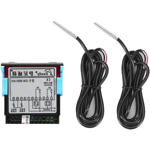Universal Digital Temperature Differential Controller - 220V, 5A - Dimmer Thermostat Speed Controller with Sensor Probe for Solar Water Heater