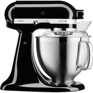 KitchenAid Keukenmachine - Artisan - met 6 extra accessoires - 4,8 L - Onyx Zwart
