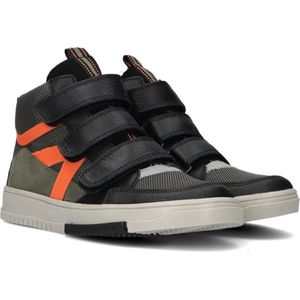 Ton & Ton Larsson Hoge sneakers - Leren Sneaker - Jongens - Zwart - Maat 25