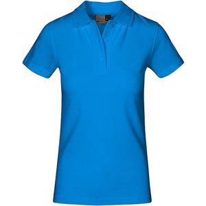 Damespolo 'Superior' met korte mouwen Turquoise - XXL