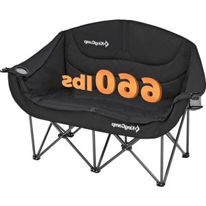 Dubbele Campingstoelen voor Volwassenen - Zware Opvouwbare Stoelen - Geschikt voor Kamperen en Festivals