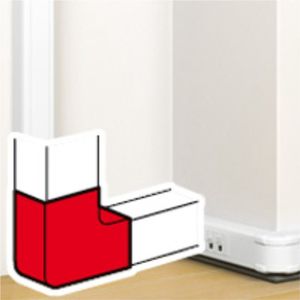 Legrand DLP Verticaal Hoekstuk Wandkanaal - 75641 - E2QCS
