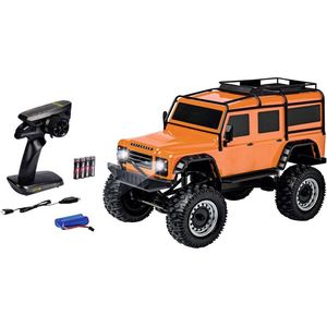 Carson Modellsport Land Rover Defender Oranje 1:8 RC Auto Elektro Terreinwagen 4WD RTR 2,4 GHz