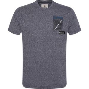 Gabbiano T-shirt T Shirt Met Print 14014 301 Navy Mannen Maat - L