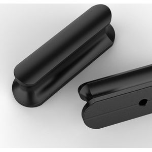 Inovra ® 10 Stuks Meubelknoppen Zwarte Kastknoppen Vintage Lade Knoppen Stang Knoppen Voor Kast Kledingkast Deurknop Commodeknoppen Lade Handgrepen Deurgrepen