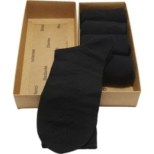 ISKADO bamboe sokken 5er Box Set|unisex|antibacterieel|80% bamboe| zwart| maat 43-46