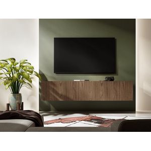 Mobistoxx Tv-meubel Kingston, TV kast WALNOOT, tv meubel 140cm met gasveren