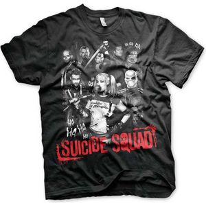 DC Comics Suicide Squad Heren Tshirt -XXXL- Suicide Squad Zwart