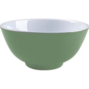 Bo-Camp - Kom - Two-Tone - Melamine - 4 Stuks - Groen