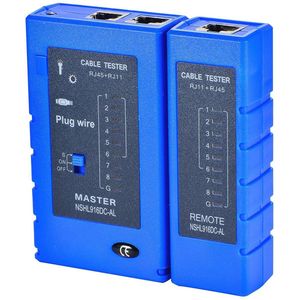Netwerk Kabel Tester voor RJ45, RJ11, RJ12 - CAT5, CAT6 UTP Ethernet