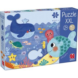 Goula Puzzel XXL Oceaan - Kinderpuzzel - 18 stukjes