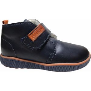 Naturino velcro warme hoge schoenen 5210 navy orange mt 24