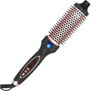 Thermische Borstel Krultang 1,5 Inch - Reisvriendelijk en Snel Verwarmd Voor Mid-Length en Lang Haar