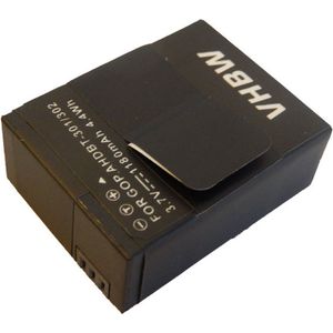 Camera accu compatibel met GoPro Hero3 en Hero3+ vervangt AHDBT-201, AHDBT-301 en AHDBT-302 / 1180 mAh