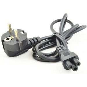 3-Pins Netsnoer Adapter - 3 Polige Schuko Naar C5 Laptop Voeding Adapter Kabel - 3pin Voedingskabel Notebook