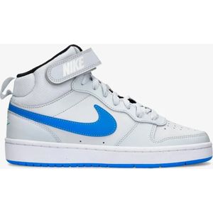 Nike Court Borough Mid 2 - Sneakers - Kids - Maat 38.5 - Grijs/Blauw/Wit