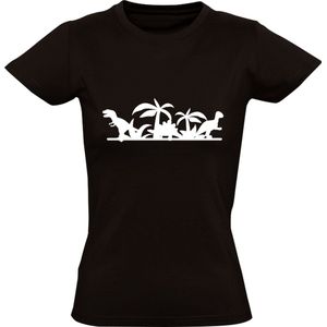 Dino Park Dames T-shirt | Dino | Dinosaurus | cadeau | kado  | shirt