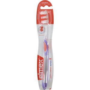 Elmex Anti-Caries InterX Zachte Tandenborstel (Kleur : Violet)
