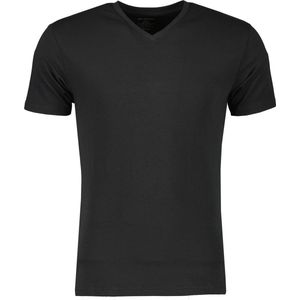 Jac Hensen T-shirt V-hals - Slim Fit - Zwart - M