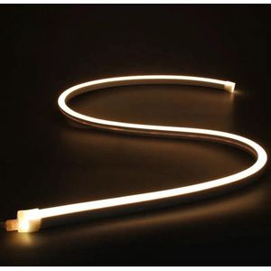 Beschermkap voor LED-strip 220V 5mm - Kunststof - Wit - SILUMEN