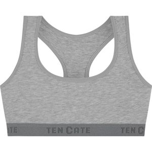 Basics soft top light grey melee voor Meisjes | Maat 146/152