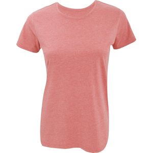 Russell Dames Slim Fit Langer Lengte Korte Mouwen T-Shirt (Koraalmergel)