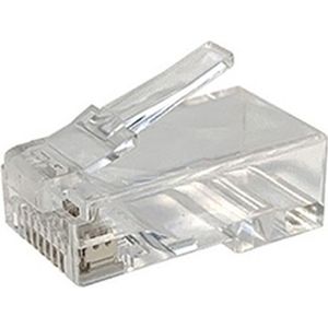 Danicom CAT5e Connector RJ45 - Unshielded - voor soepele en stugge kern