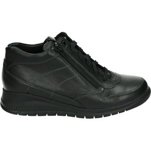 Durea 9721 K - VeterlaarzenHoge sneakersDames sneakersDames veterschoenenHalf-hoge schoenen - Kleur: Zwart - Maat: 37.5
