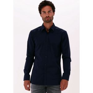 Hugo Elisha02 Overhemden Heren - Blauw - Maat 42