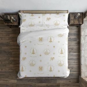 Noorse hoes Harry Potter Hogwarts Gold Christmas 180 x 220 cm Bed van 105