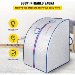 Vevor® Mobiele Sauna - Draagbare Saunacabine - Opvouwbare sauna - Stoomcabine - Sauna Tent - Sauna Accessoires